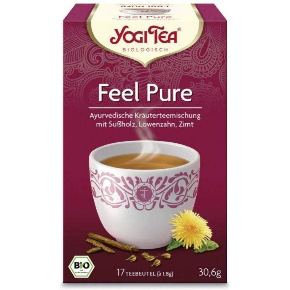 Herbata Yogi Tea Feel pure (Detoksykacja) (Organiczna).