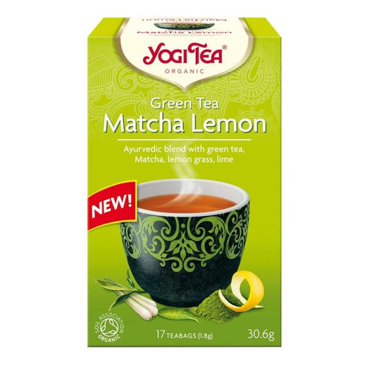 Herbata Yogi Tea Matcha Lemon Zielona Herbata (Organiczna).
